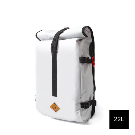 ROLLTOP BACKPACK - WHITE