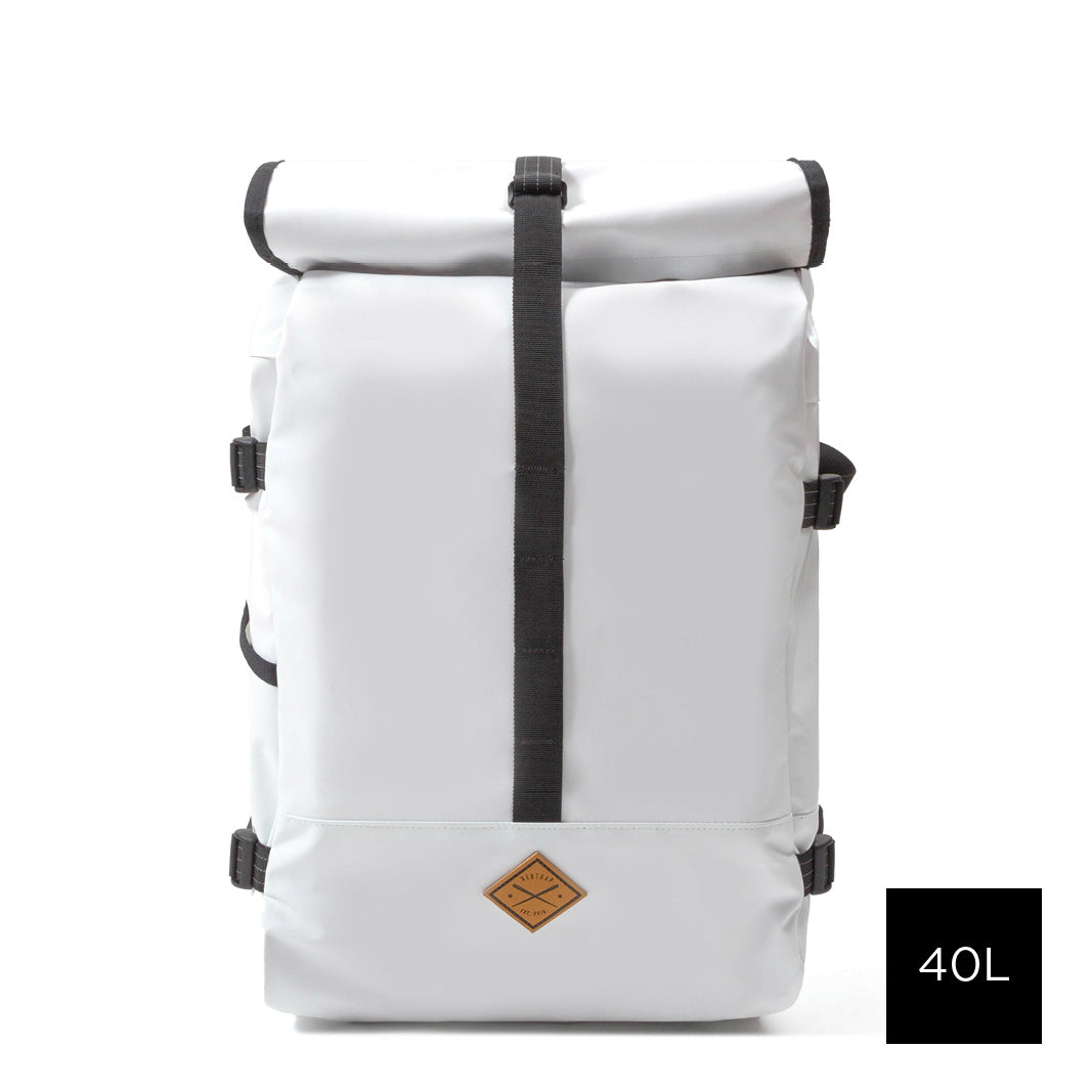 ROLLTOP BACKPACK - WHITE