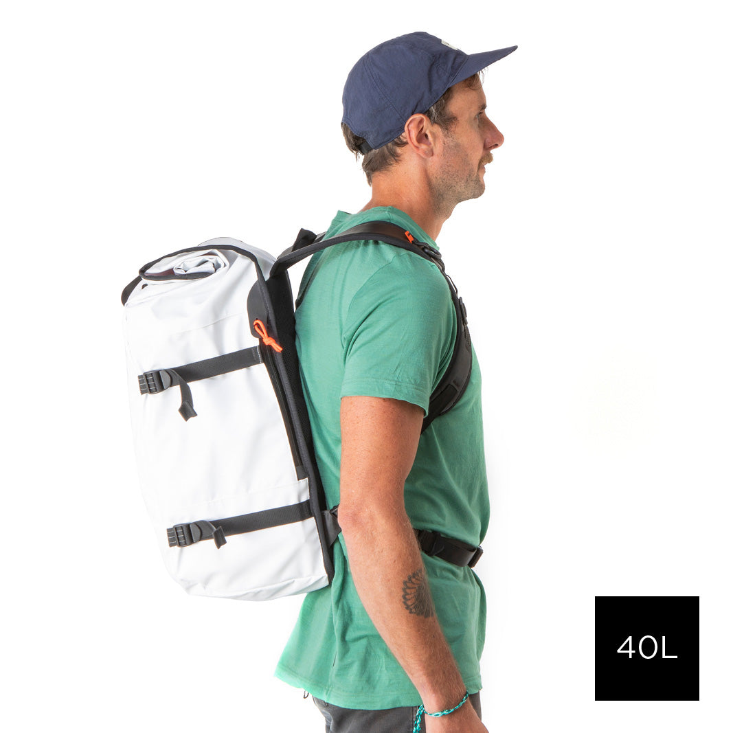 ROLLTOP BACKPACK - WHITE