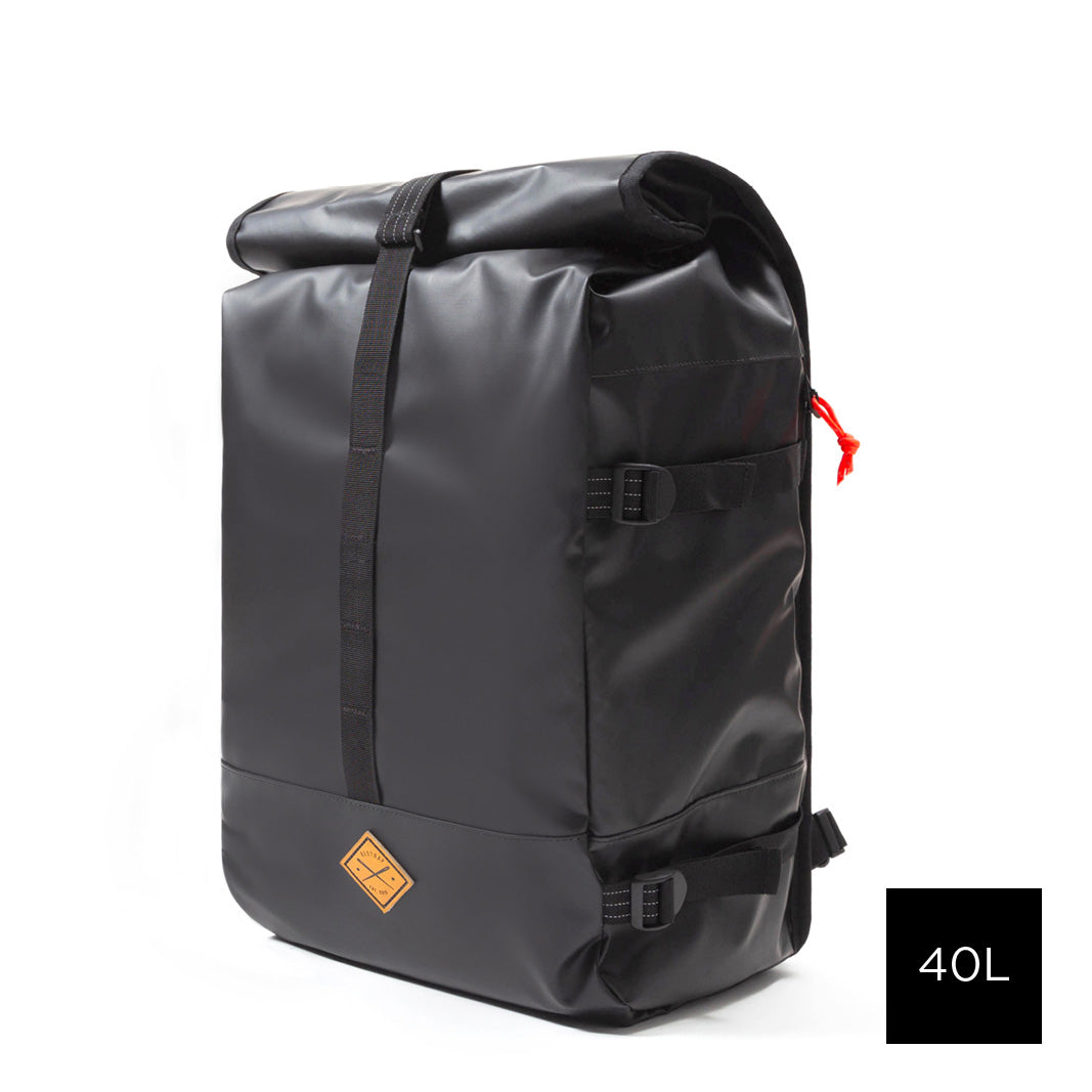 ROLLTOP BACKPACK - BLACK