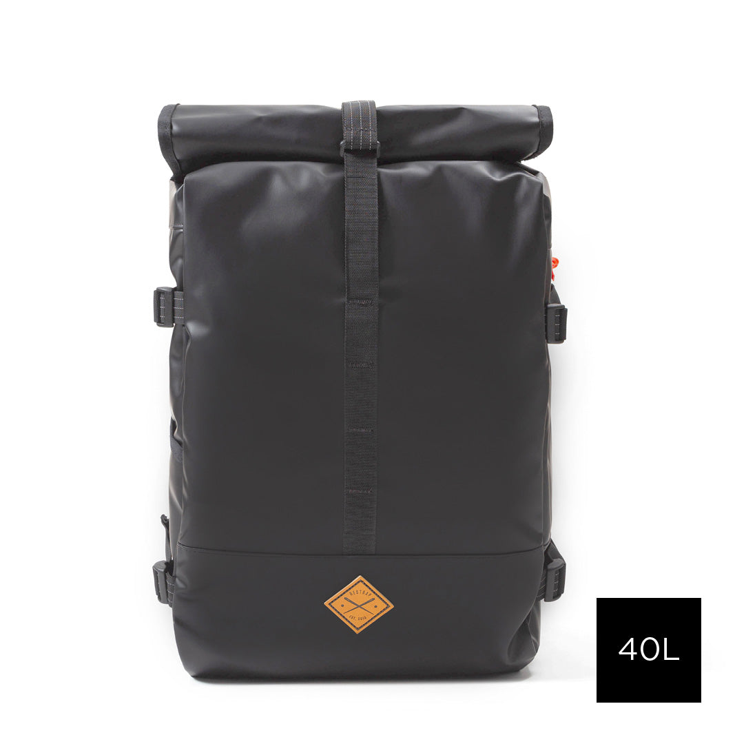 ROLLTOP BACKPACK - BLACK