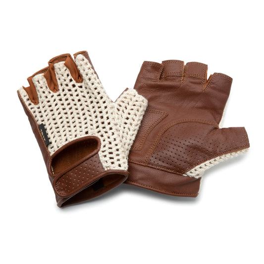 1817 CYCLING GLOVES - Natural/Brown