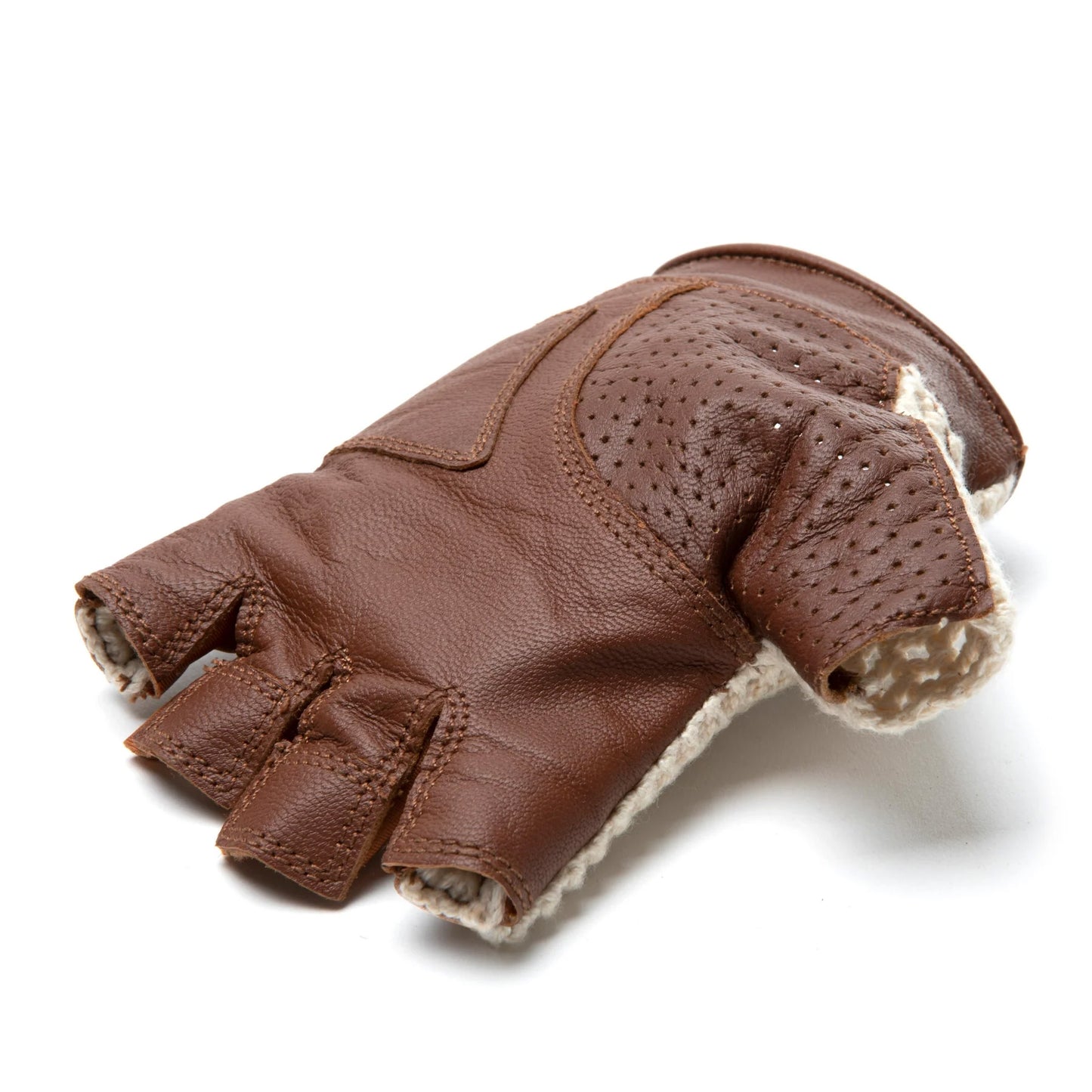 1817 CYCLING GLOVES - Natural/Brown