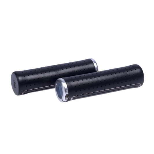 GUSTAVO LEATHER GRIPS – NERO (BLACK)