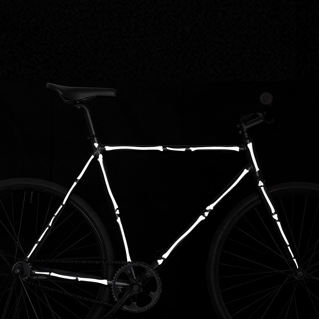 Reflective Bone Stickers - White
