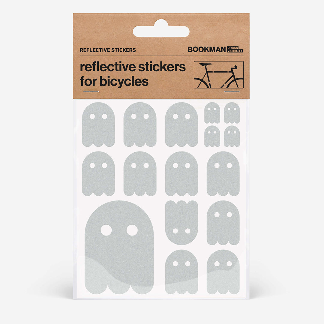 Reflective Stickers Ghost - White