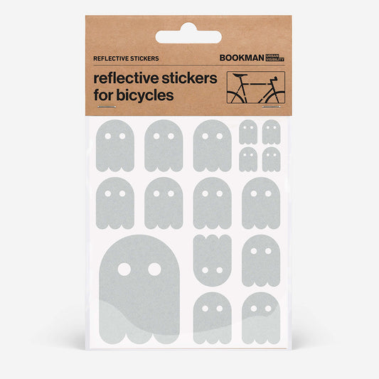 Reflective Stickers Ghost - White