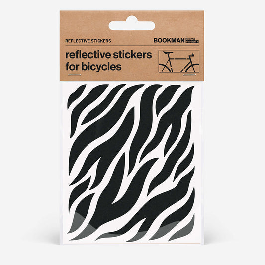 Reflective Stickers Zebra - Black