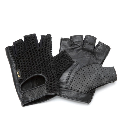 1817 CYCLING GLOVES - Black/Black