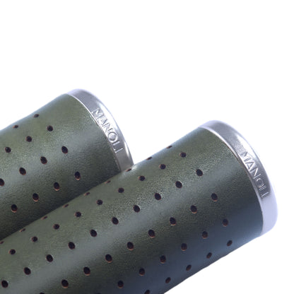 GUSTAVO LEATHER GRIPS – CYPRESSA (GREEN) - [Limited]