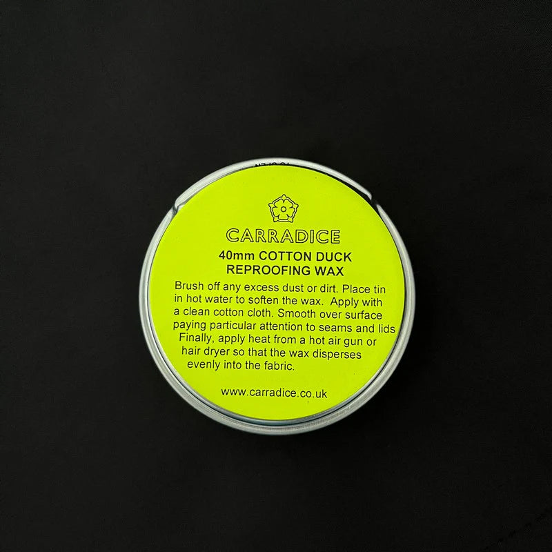 Reproofing Wax For Cotton Duck