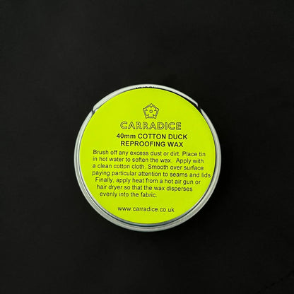 Reproofing Wax For Cotton Duck