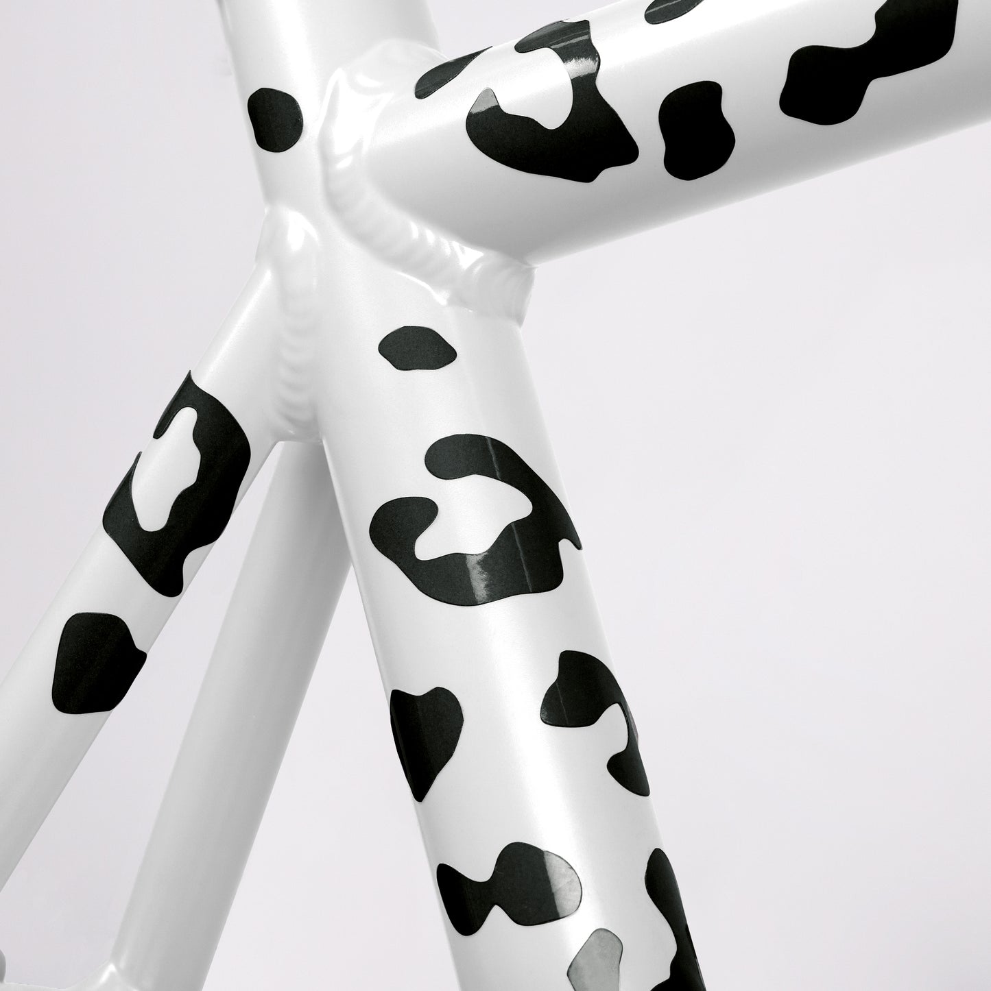 Reflective Leopard Print Stickers - Black