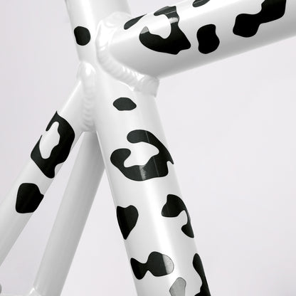 Reflective Leopard Print Stickers - Black