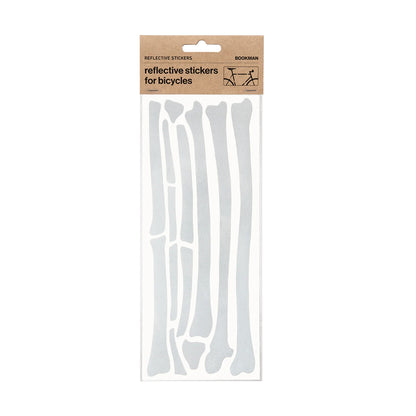 Reflective Bone Stickers - White
